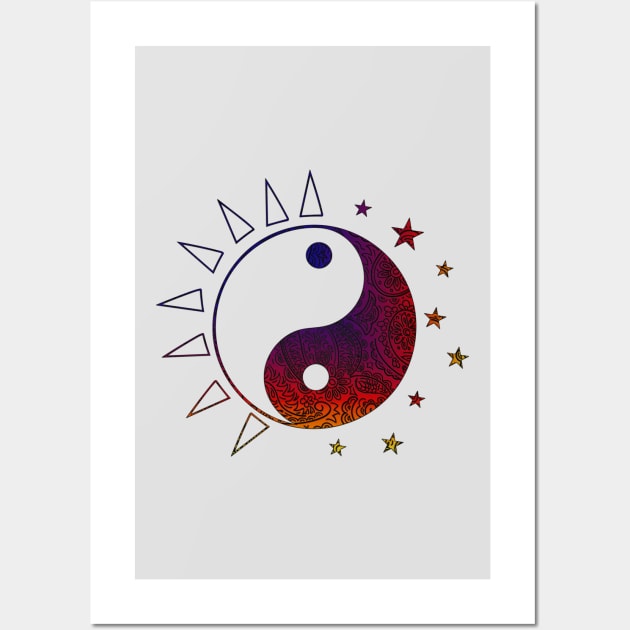 Peace, a Symbol of the Sun Wall Art by xxtinastudio